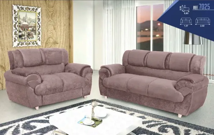 Conjunto Sofá 2 e 3 Lugares JKI001