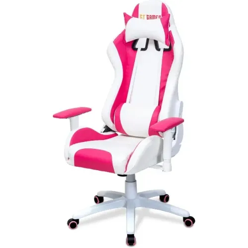Cadeira Gamer Reclinável GT Pink com Almofadas de Pescoço e Lombar | GT Gamer - WZetta