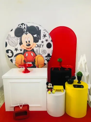Decoração pegue e monte mickey, Magali