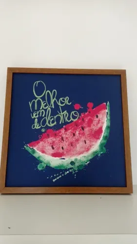 Quadro na moldura decorativo decoração