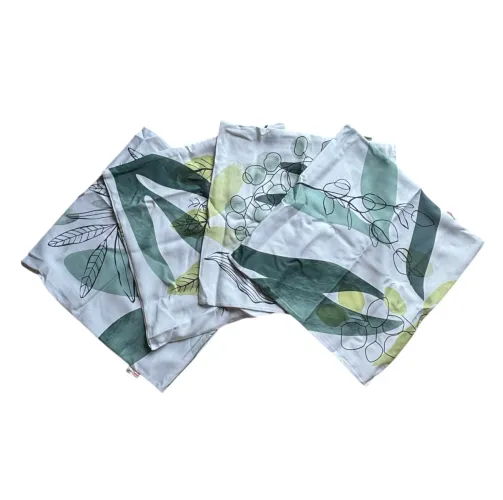 Kit 4 Capas de Almofada Decorativa com Design Moderno