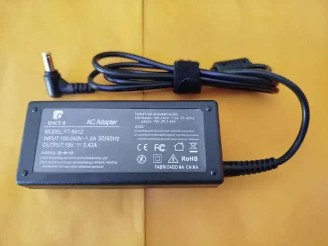 Fonte Acer 19V 3.42A 65W (Distribuidor Jk Eletrônicos) Qualidade e Honestidade