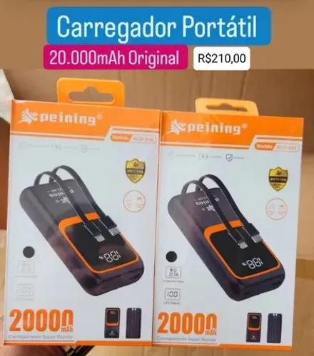 Bateria portátil 20000mAh