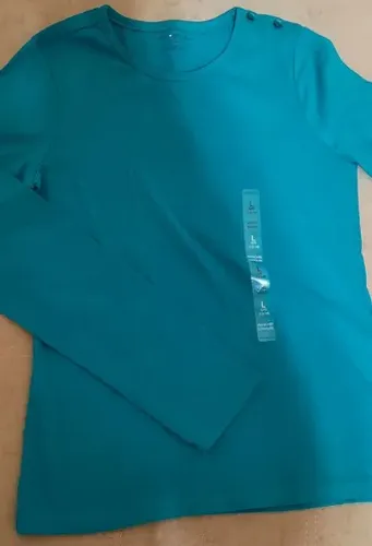 Imperdível!!! Linda blusa manga longa Tommy 12-14 nova original