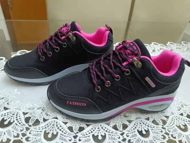 Tênis Feminino Casual Preto N35