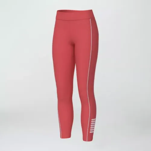 Calça Legging Fila Seven Stripes Fit Feminino - Coral - G
