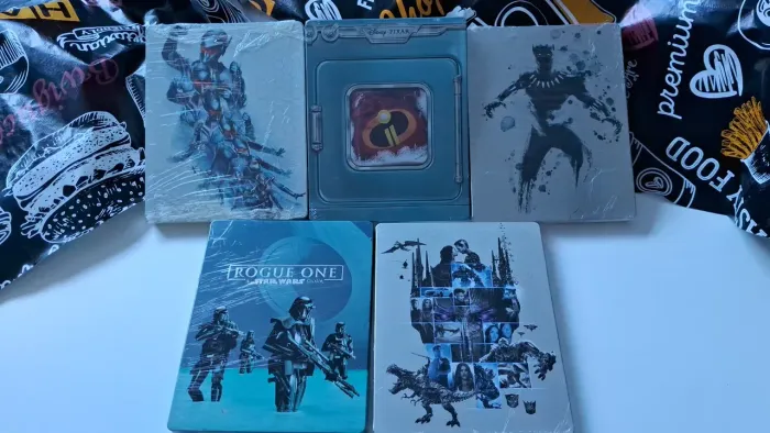 STELLBOOK TRANSFORMERS Coleção de Filmes Blu-Ray - 5 Filmes