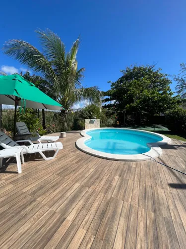 Casa verde 100 mts Praia do Piruí