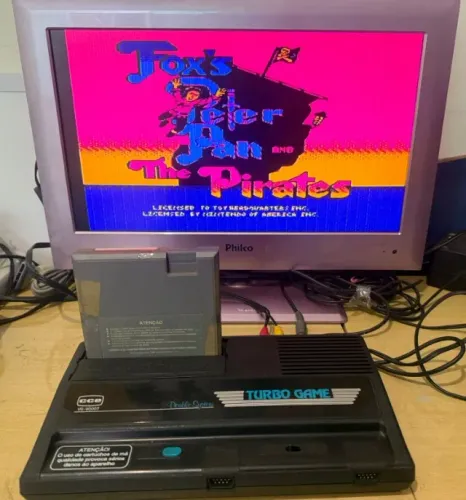 Jogo Fox's Peter Pan & The Pirates Cartucho Nintendo Nes 72 Pinos