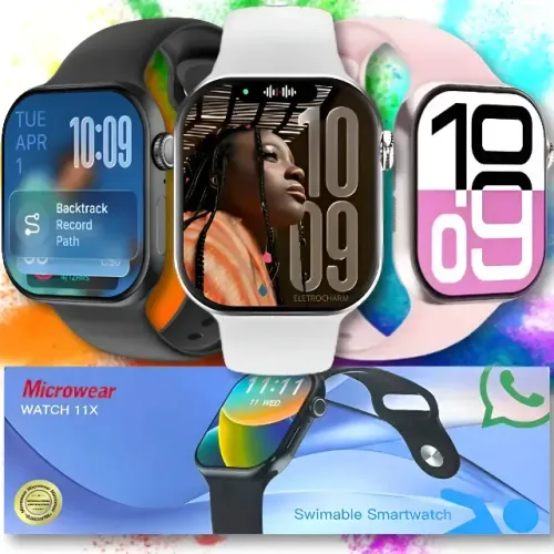 Relógio Smartwatch W11 X Série 11 Responde Mensagem 1gb Gps