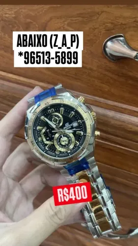 Relógio CASIO EDIFICE MISTO FUNCIONAL