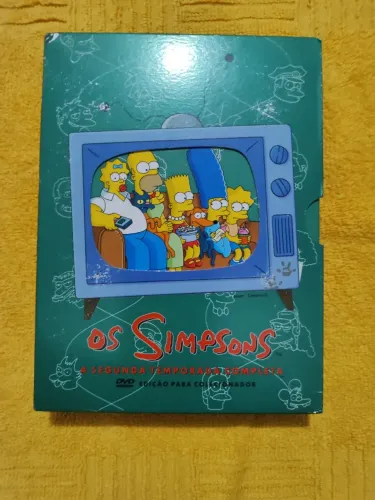 Box de DVDs da segunda temporada completa da série Os Simpsons