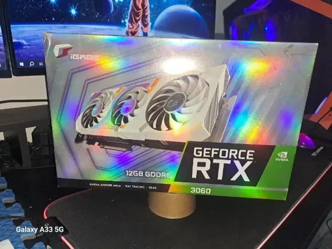 CAIXA VAZIA VGA iGAME RTX 3060 - Sem detalhes e com a caixa interna