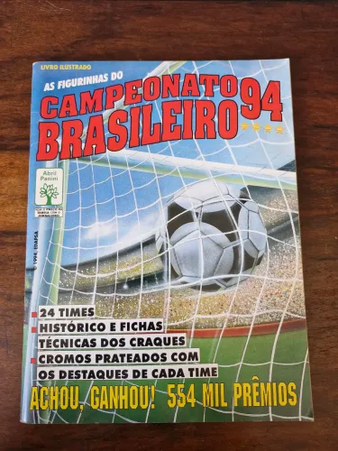 Álbum de figurinhas Campeonato Brasileiro 94. Original Panini
