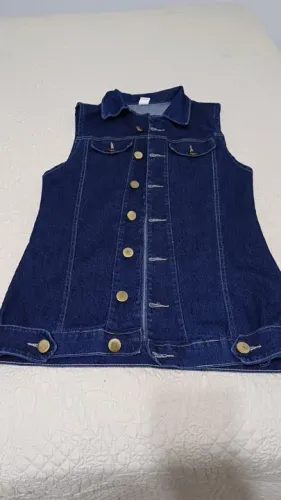 Colete M Jeans Feminino