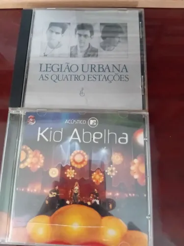 CDs Legião Urbana e Kid Abelha - Acústico MTV
