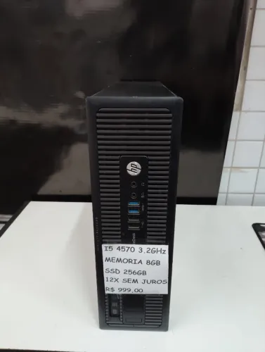 Computador HP Usado I5 4570 3.2GHz, 8GB DDR3, SSD 256GB, até 12x sem juros