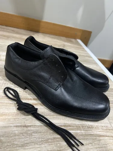 Sapato social de couro masculino preto 42