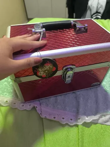 MALETA DE MAQUIAGEM MÉDIA VERMELHA (RUBY' S)