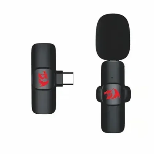 Microfone Lapela Redragon Athan Usb Tipo-c 2.4ghz Com Anc - Gm93 010340