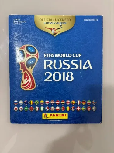 Álbum de figurinhas da Copa do Mundo 2018 Rússia Completo