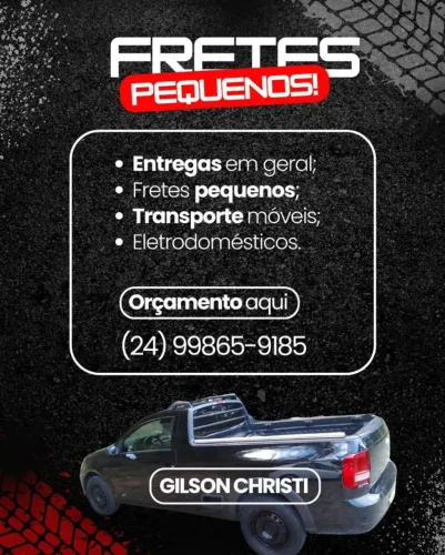 Fretes e mudanças pequena 