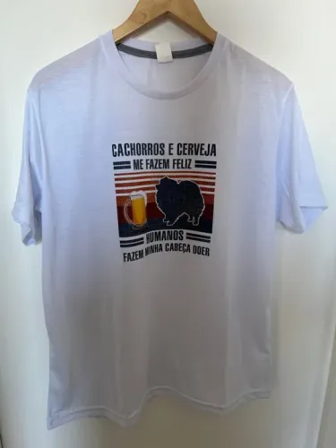 Camisa estampa cachorro