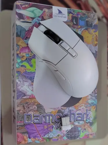 Mouse Darmoshark N3 - Sem Fio, Bateria, Bluetooth e Dugle Usb