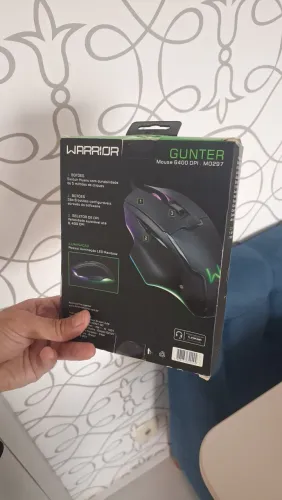 Mouse Gamer Warrior Gunter 6400 DPI - M0297