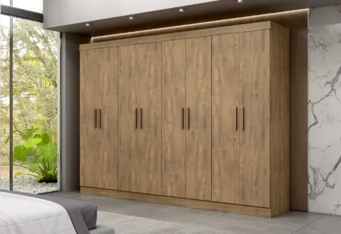 Guarda Roupa 100% MDF 8 Portas 4 Gavetas Novo entregamos