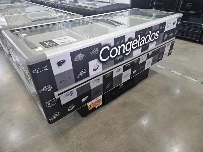 ilha de congelados 2 metros 568L - a pronta entrega 