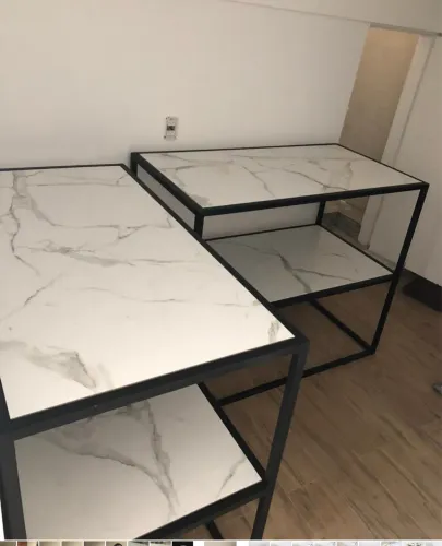 Bancada de produção em metalon 