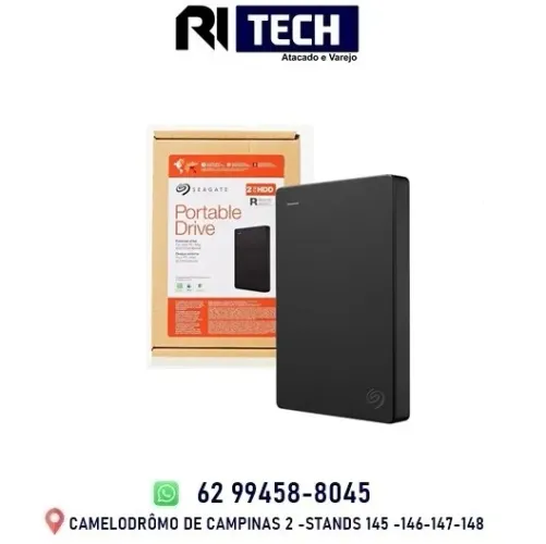 HD externo Seagate Expansion 2TB Portátil Preto USB 3.0
