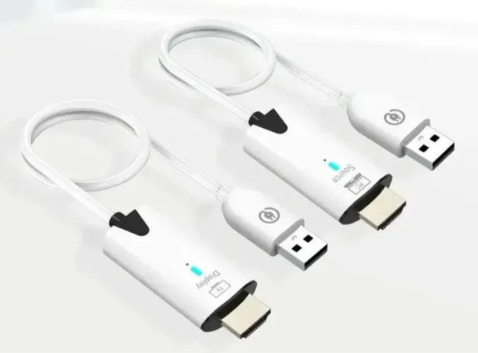Adaptador trasmissor sem fio HDMI para TV/Monitores com USB