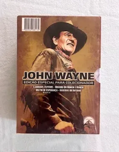 Box 4 DVDs: John Wayne (Edição Especial Para Colecionador com luva)