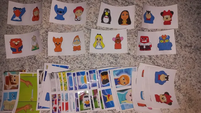 Lote de figurinhas do álbum - Gogo's Disney Série 2