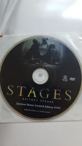 Britney Spears Stages japonês Livro + Pôster+ Dvd 