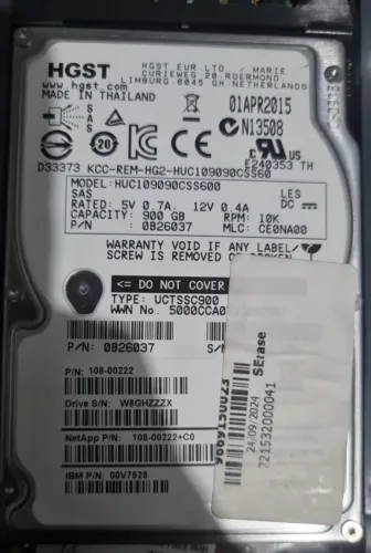 lote 45 Hd hgst 900gb sas 10k a partir cada