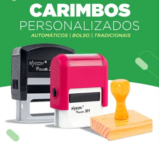Carimbos feito na hora 24h por dia chama no zap