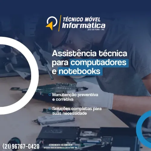 Manutenção e Assistência Notebook, redes