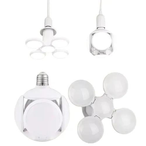 Lampada Led Dobravel Teto Bola Luz Branca 110v/220v