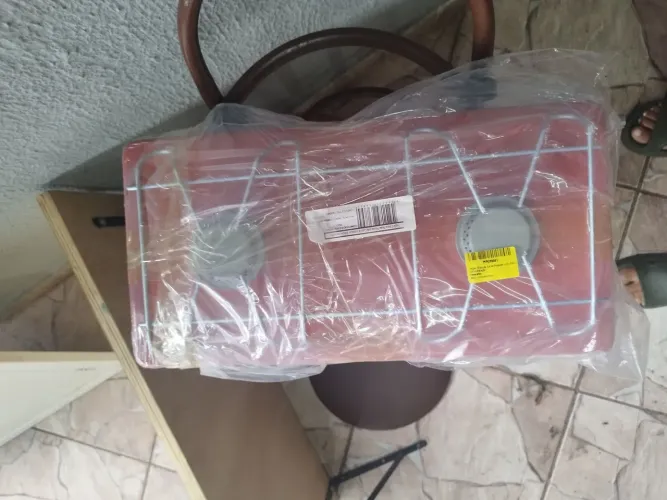 Fogão portátil 2 bocas, novo, ainda no plástico 