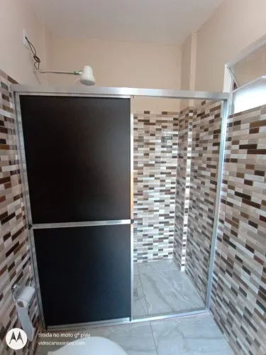 BOX DE BANHEIRO EM ACRÍLICO FRONTAL 1.20X 1.90