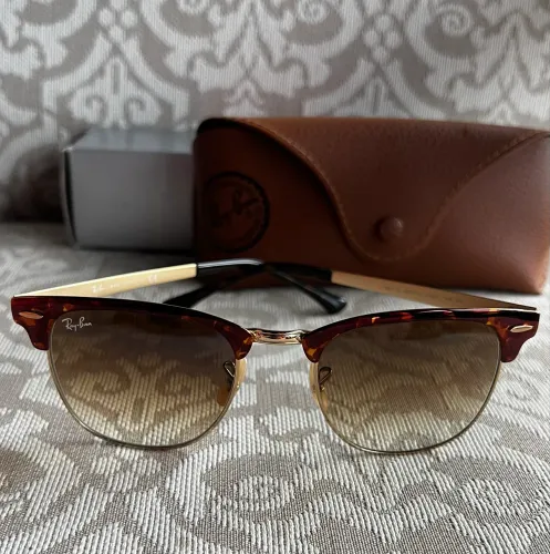 Óculos de Sol Ray-Ban Clubmaster Metal RB 3716 Original