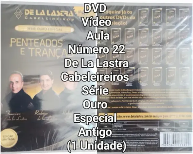 DVD Vídeo Aula Num 22 De La Lastra Cabeleireiros Antigo