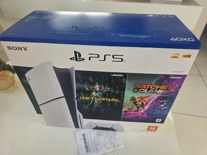 PS5 Mídia Física com nota fiscal e garantia de 1 ano. (Novo Lacrado)