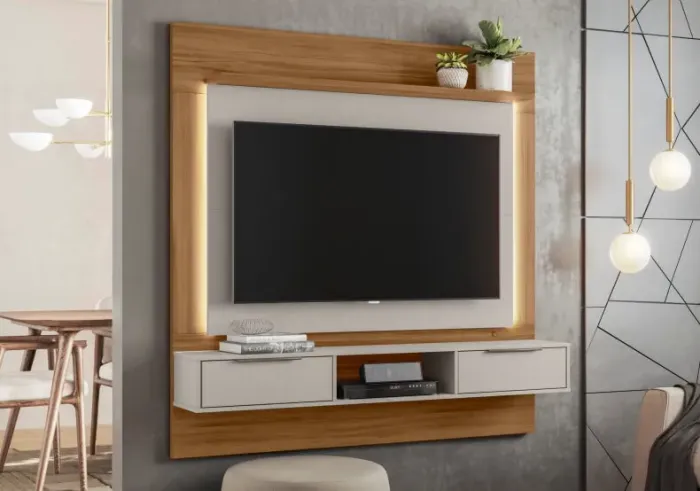 Painel Home Lara com LED t87