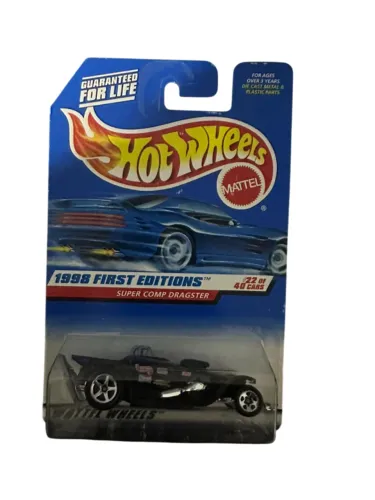 Hot Wheels Mainline Super Comp Dragster Preto