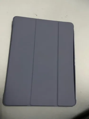 Capinha para iPad 7 8 9 10.2 Pol Com Slot para Caneta Lavanda