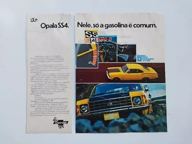 Chevrolet Opala - Propaganda original de revista - anos 70 e 80 - várias para escolher